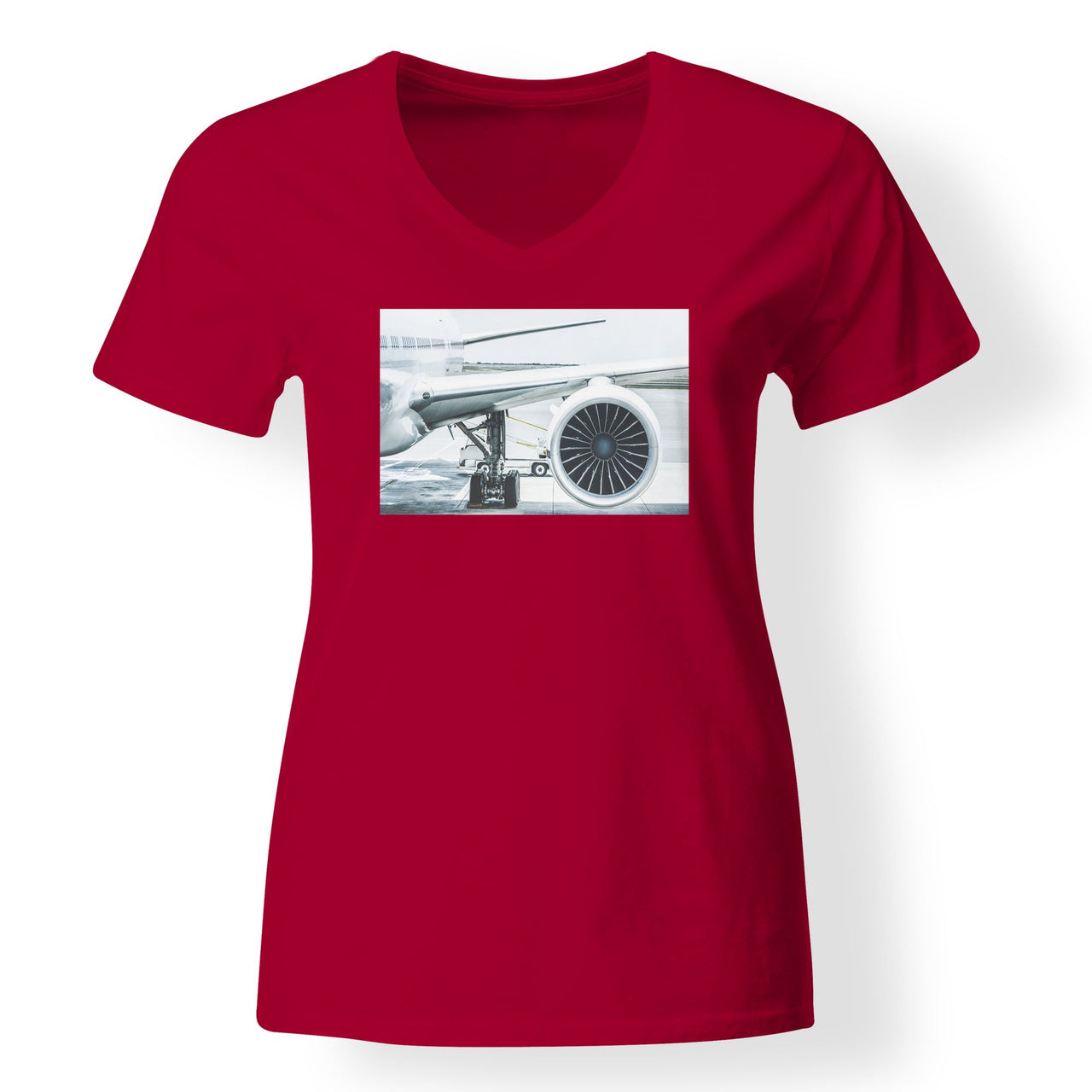 Amazing Aircraft & Engine Designed V-Neck T-Shirts