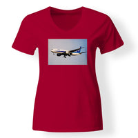 Thumbnail for ANA's Boeing 777 Designed V-Neck T-Shirts