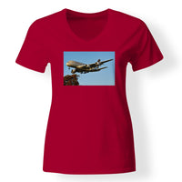 Thumbnail for Etihad Airways A380 Designed V-Neck T-Shirts