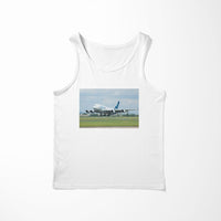 Thumbnail for Departing Airbus A380 with Original Livery Designed Tank Tops