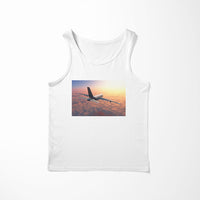 Thumbnail for Super Cruising Airbus A380 over Clouds Designed Tank Tops
