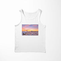 Thumbnail for Airport Photo During Sunset Designed Tank Tops