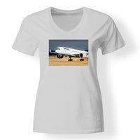 Thumbnail for Lutfhansa A350 Designed V-Neck T-Shirts
