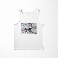 Thumbnail for US Air Force Show Fighting Falcon F16 Designed Tank Tops