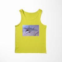Thumbnail for Fighting Falcon F35 Captured in the Air Designed Tank Tops