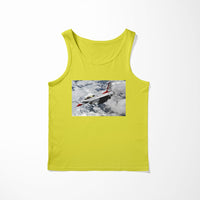 Thumbnail for US Air Force Show Fighting Falcon F16 Designed Tank Tops