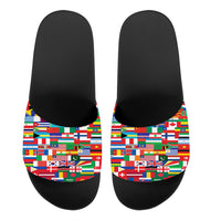 Thumbnail for World Flags Designed Sport Slippers