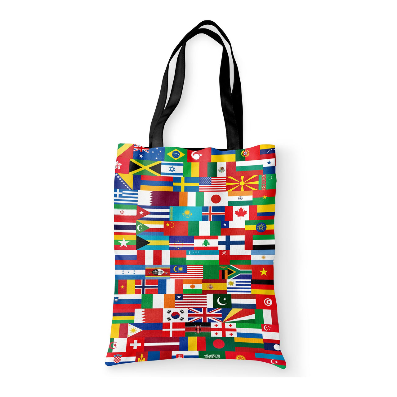World Flags Designed Tote Bags
