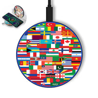Thumbnail for World Flags Designed Wireless Chargers