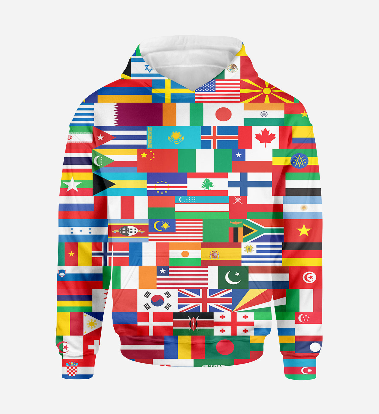 World Flags Designed 3D Hoodies