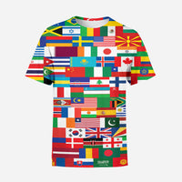 Thumbnail for World Flags Designed 3D T-Shirts