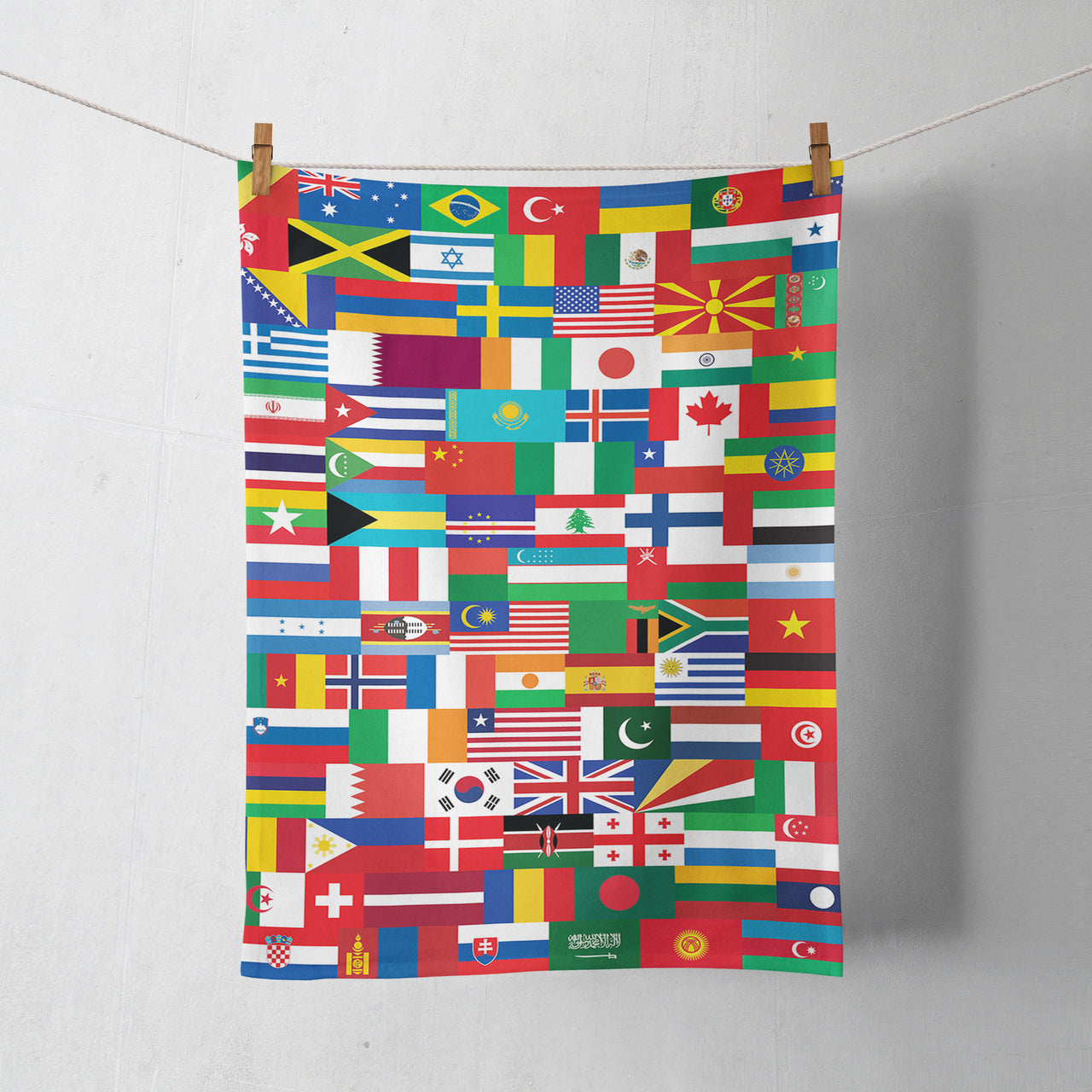 World Flags Designed Towels