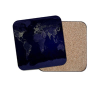 Thumbnail for World Map From Space Designed Coasters