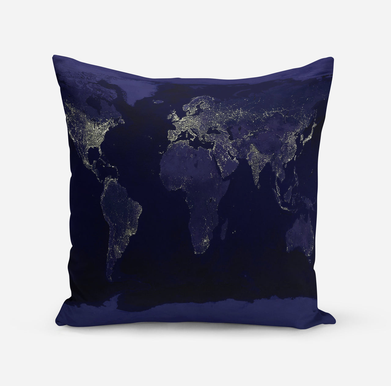 World Map From Space Designed Pillowsc