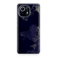 Thumbnail for World Map From Space Designed Xiaomi Cases
