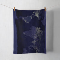 Thumbnail for World Map From Space Designed Towels