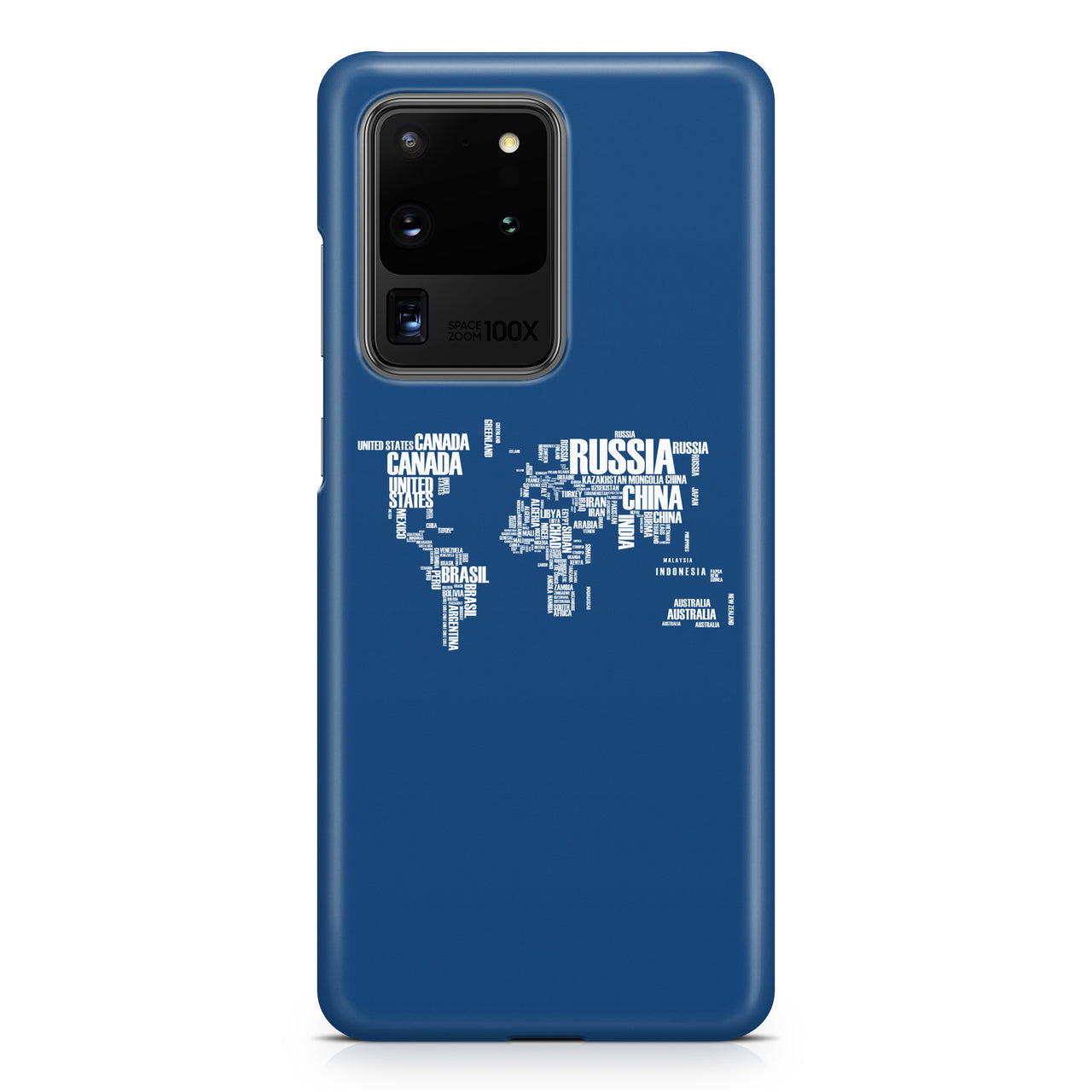 World Map (Text) Samsung A Cases