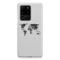 Thumbnail for World Map (Text) Samsung S & Note Cases