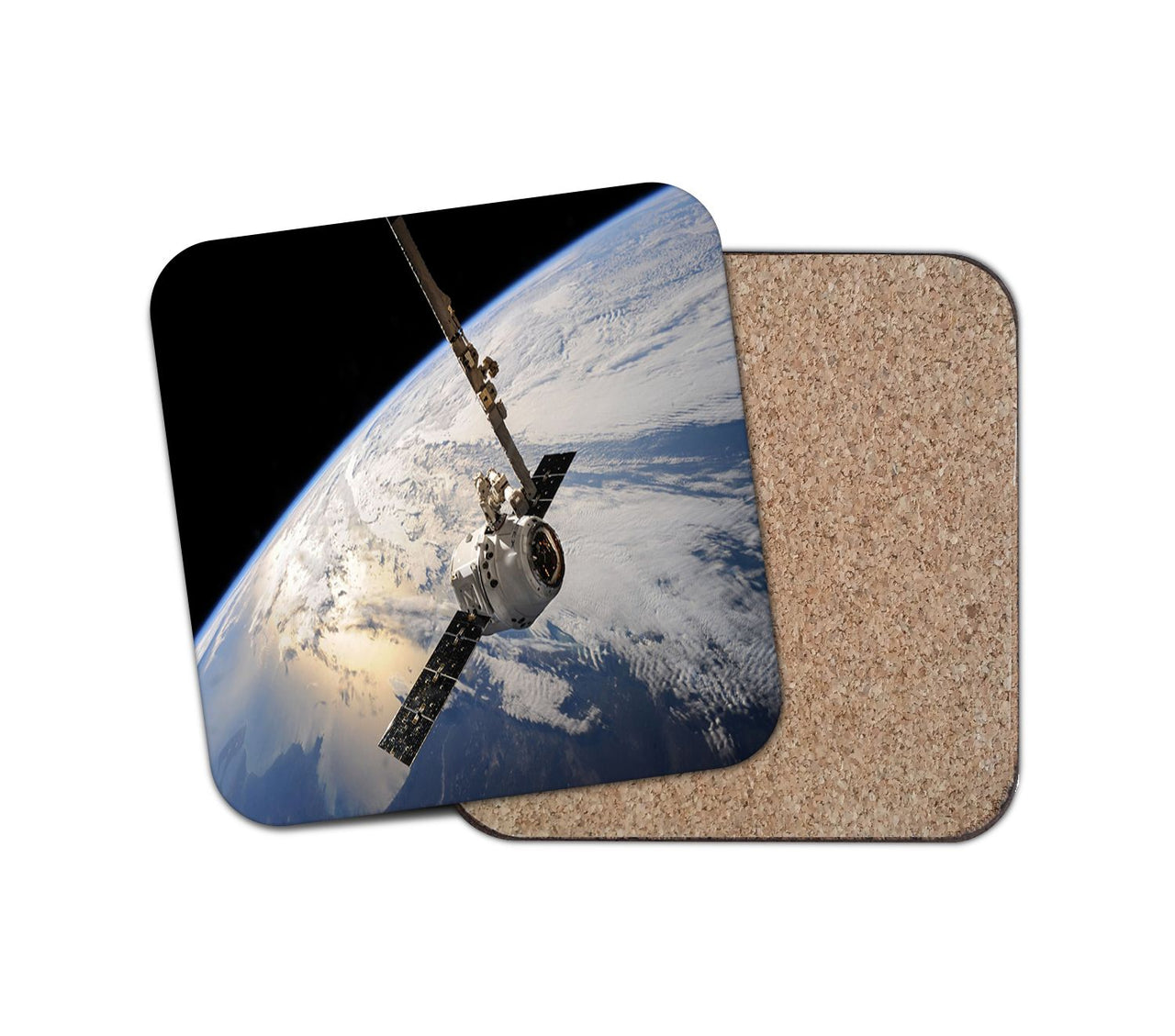 World View from Space Designed Coasters