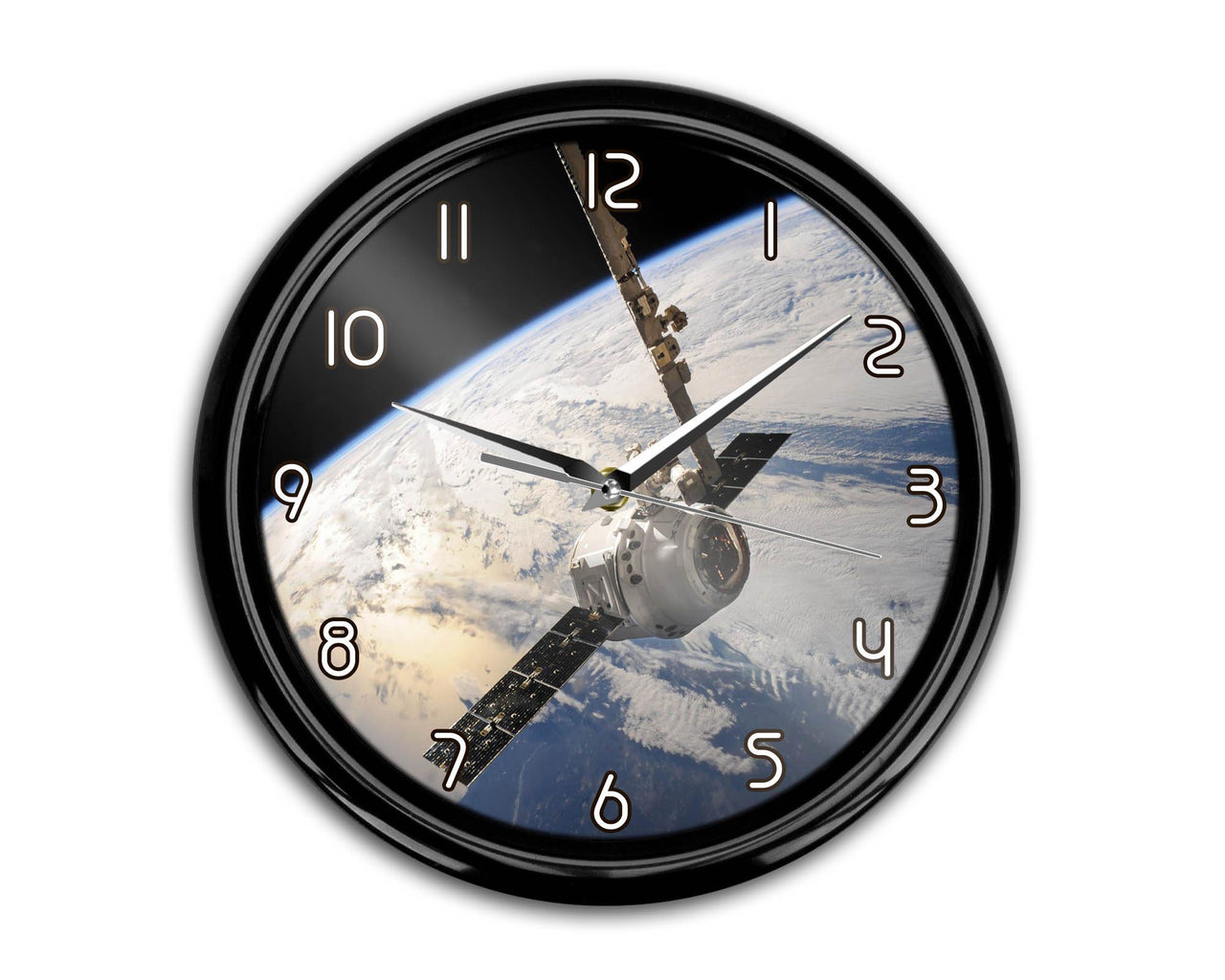 World View from Space Printed Wall Clocks Aviation Shop 
