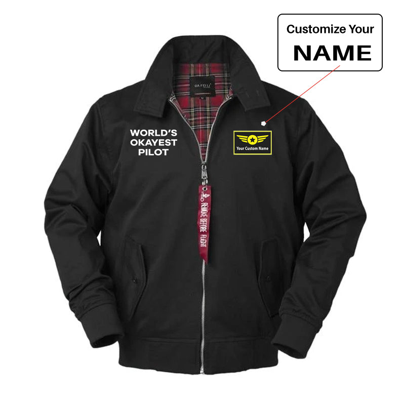 World's Okayest Pilot Designed Vintage Style Jackets