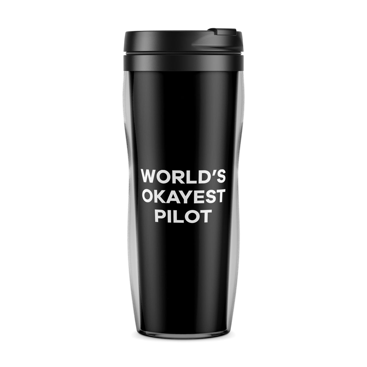 World's Okayest Pilot Designed Travel Mugs