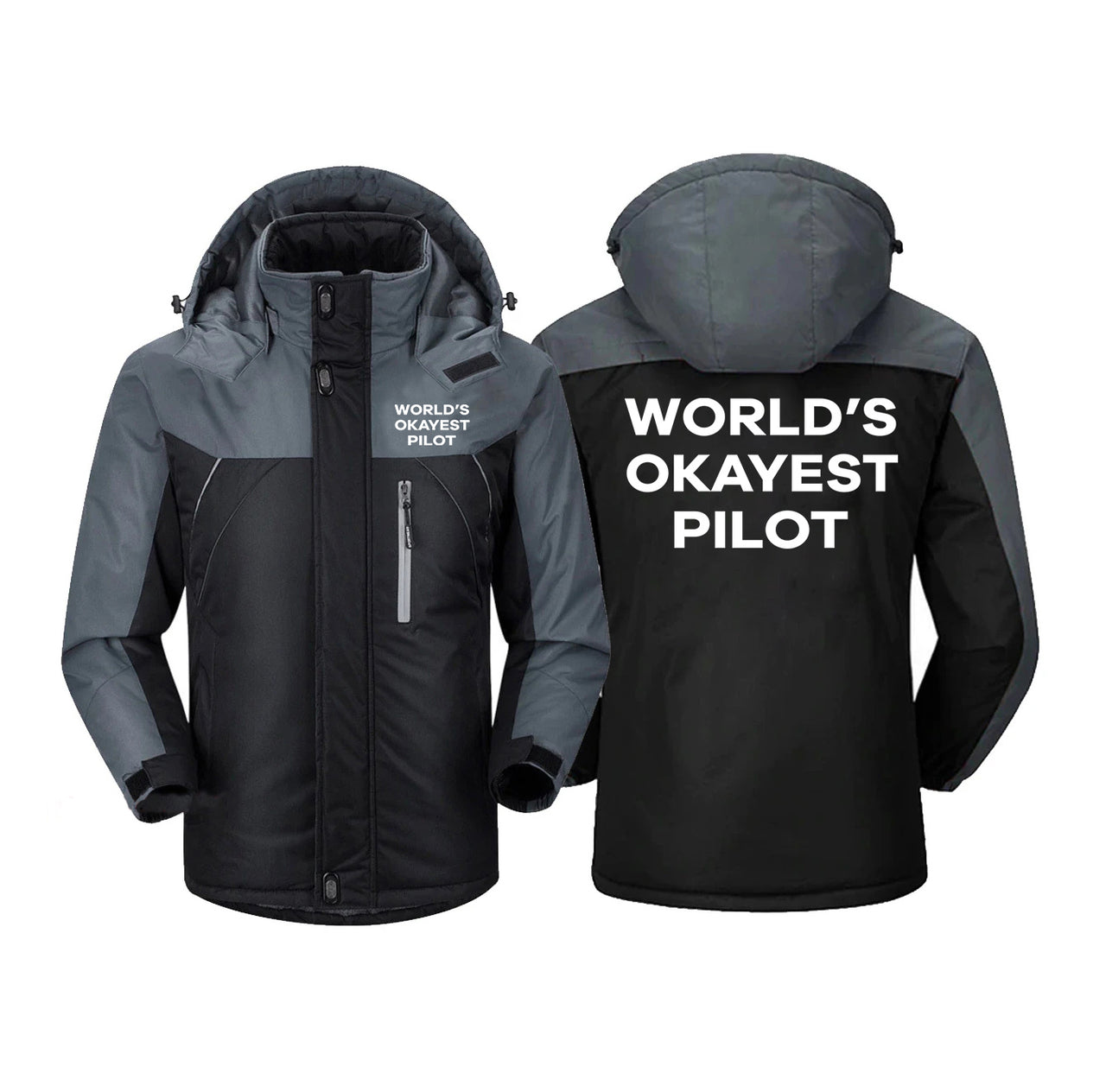 World's Okayest Pilot Designed Thick Winter Jackets