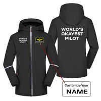 Thumbnail for World's Okayest Pilot Designed Rain Coats & Jackets