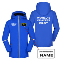 Thumbnail for World's Okayest Pilot Designed Rain Coats & Jackets