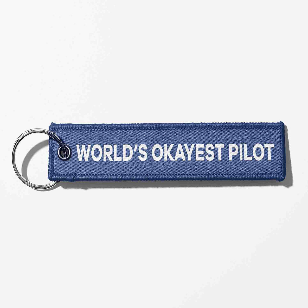World's Okayest Pilot Light Designed Key Chains