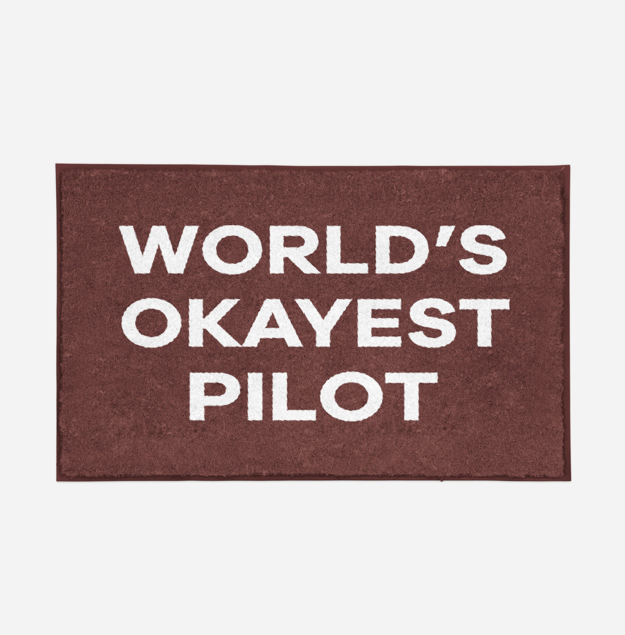 World's Okayest Pilot Designed Door Mats