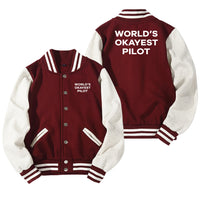 Thumbnail for World's Okayest Pilot Designed Baseball Style Jackets