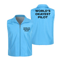 Thumbnail for World's Okayest Pilot Designed Thin Style Vests