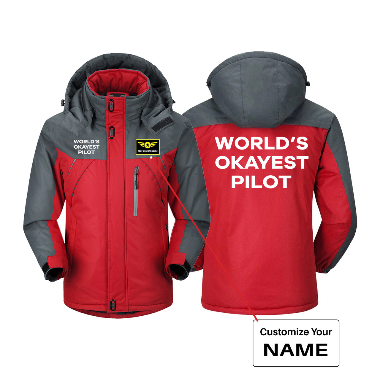 World's Okayest Pilot Designed Thick Winter Jackets