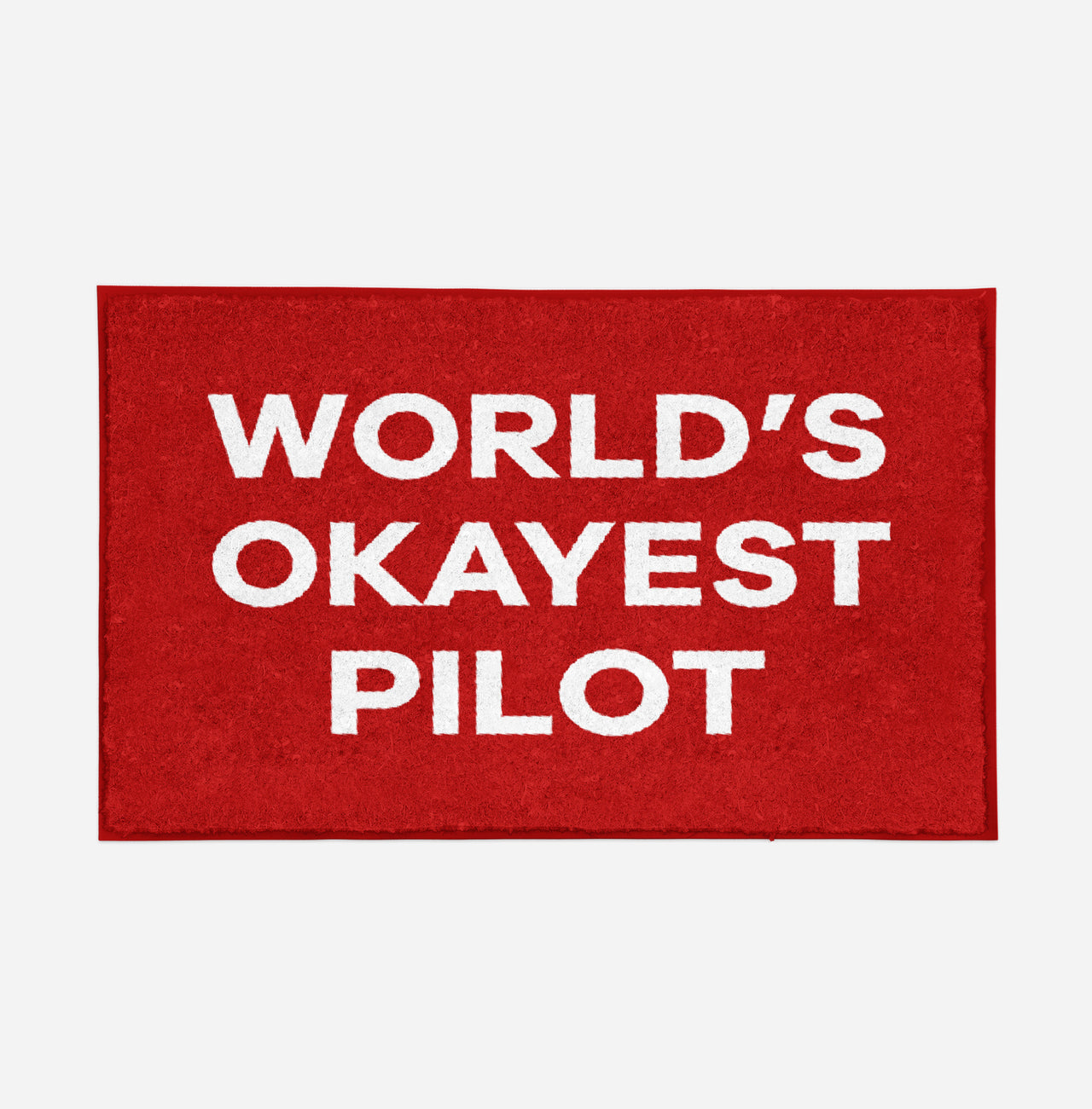 World's Okayest Pilot Designed Door Mats