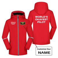 Thumbnail for World's Okayest Pilot Designed Rain Coats & Jackets