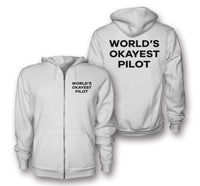 Thumbnail for World's Okayest Pilot Zipped Hoodies