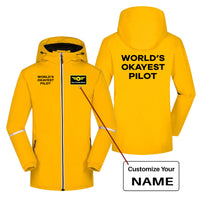 Thumbnail for World's Okayest Pilot Designed Rain Coats & Jackets