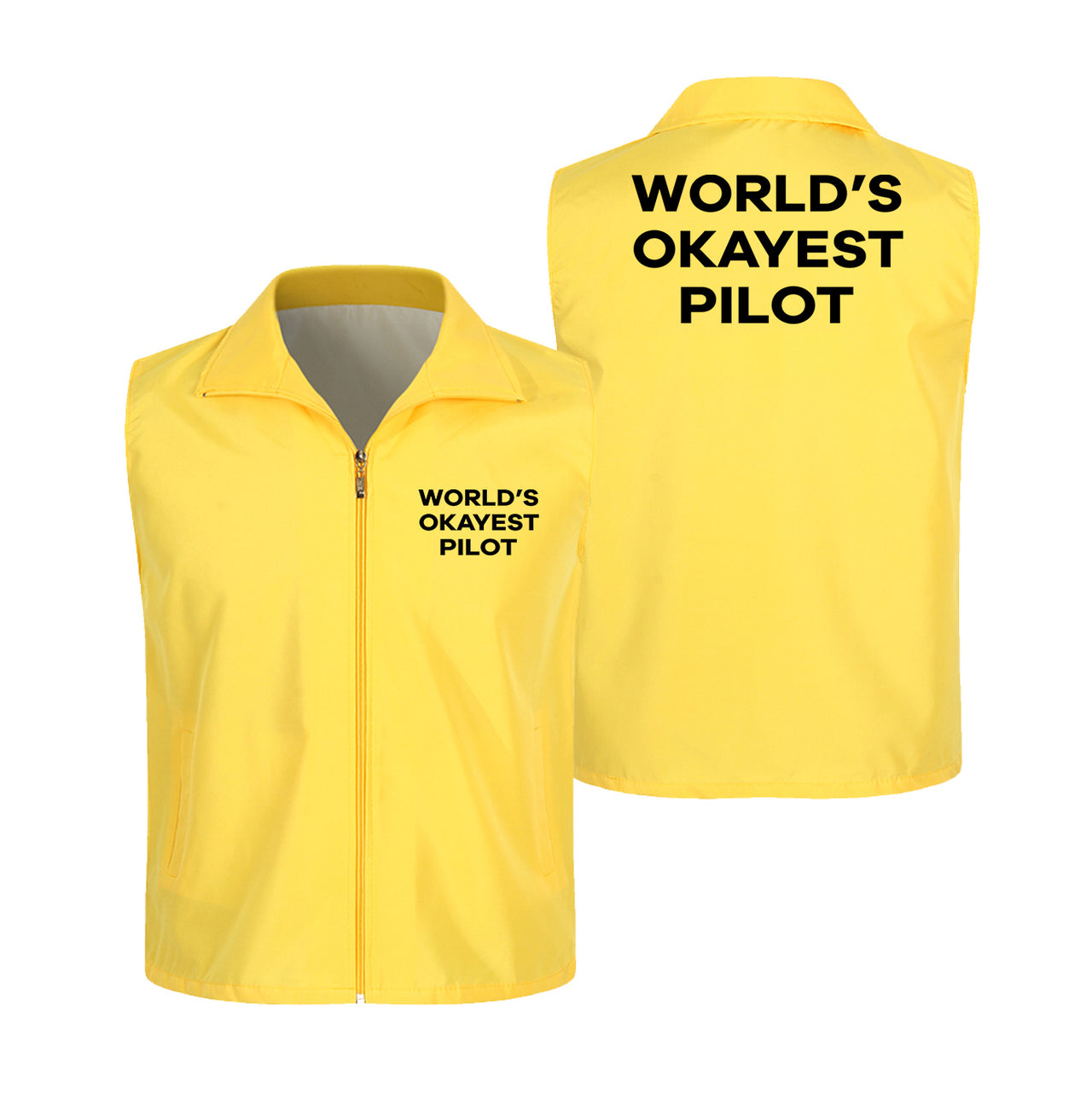 World's Okayest Pilot Designed Thin Style Vests