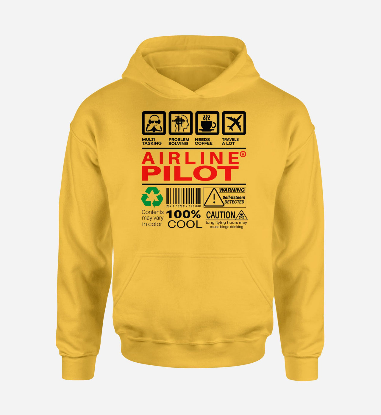 Airline Pilot Label Designed Hoodies