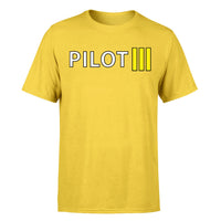 Thumbnail for Pilot & Stripes (3 Lines) Designed T-Shirts