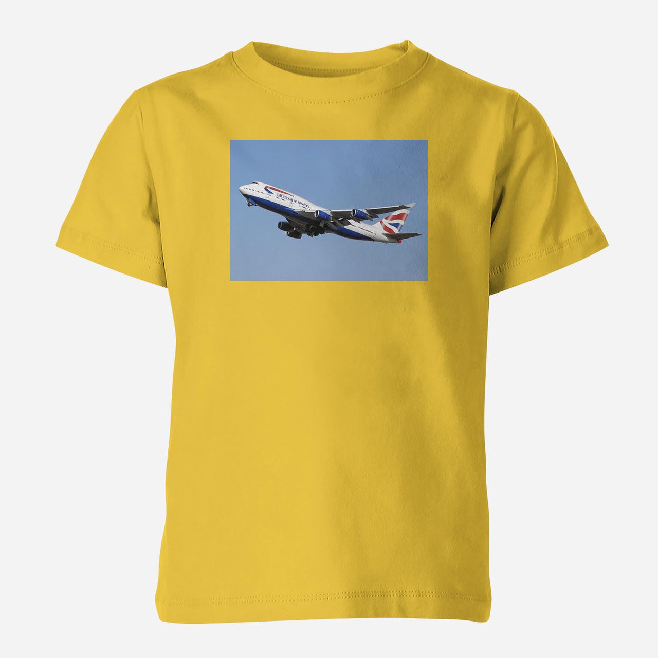 Departing British Airways Boeing 747 Designed Children T-Shirts