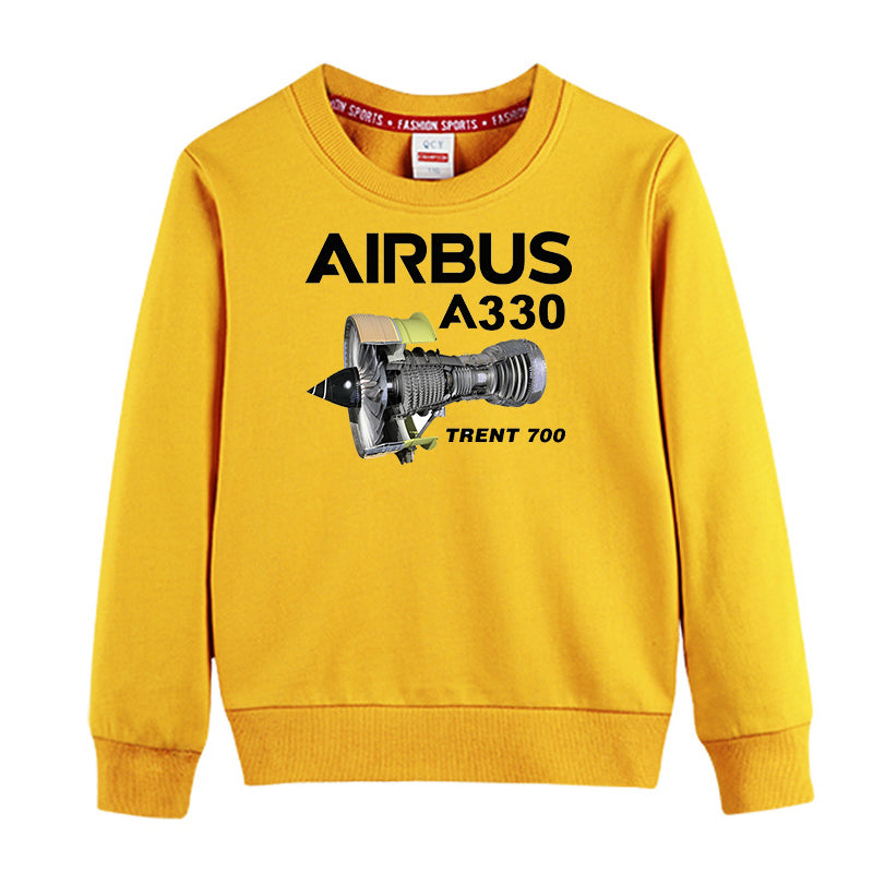 Airbus A330 & Trent 700 Engine Designed "CHILDREN" Sweatshirts