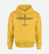 Thumbnail for Propeller Shape Aviation Alphabet Designed Hoodies