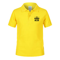 Thumbnail for Airbus A330 & Plane Designed Children Polo T-Shirts