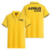 Thumbnail for Airbus A310 & Text Designed Stylish Polo T-Shirts (Double-Side)