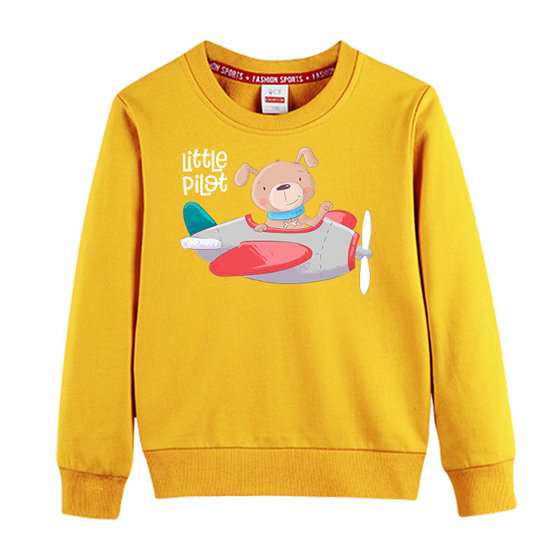 Little Pilot Designed "CHILDREN" Sweatshirts