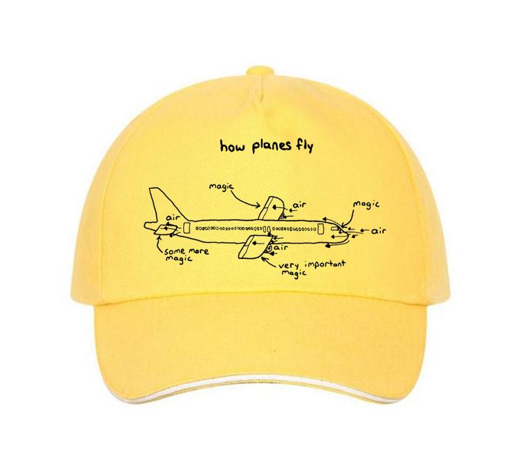 How Planes Fly Designed Hats Pilot Eyes Store Yellow 