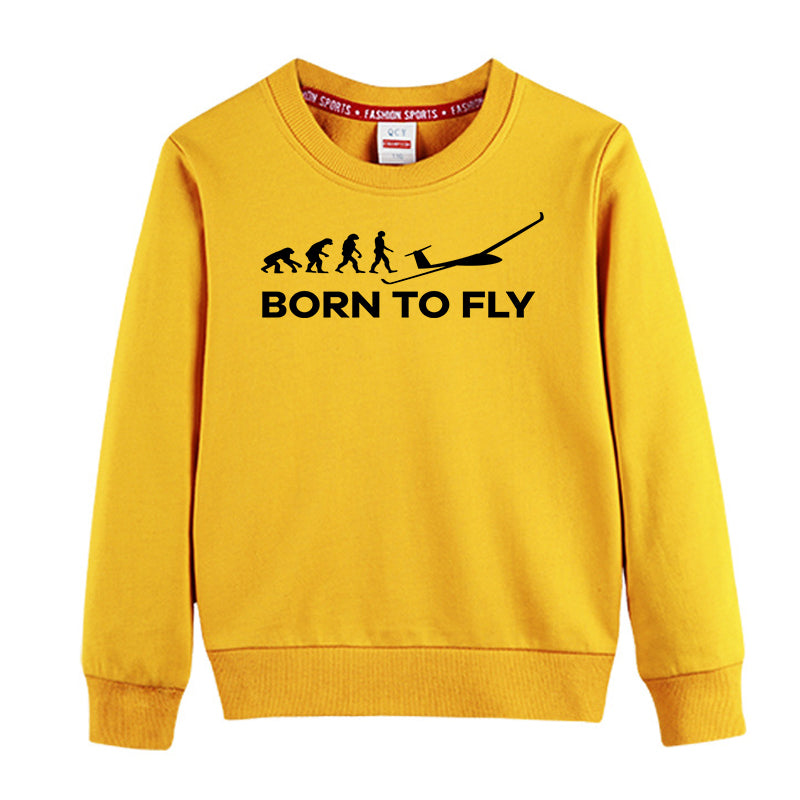 Born To Fly Glider Designed "CHILDREN" Sweatshirts