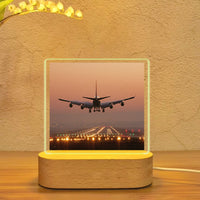 Thumbnail for Landing Boeing 747 During Sunset Designed Night Lamp
